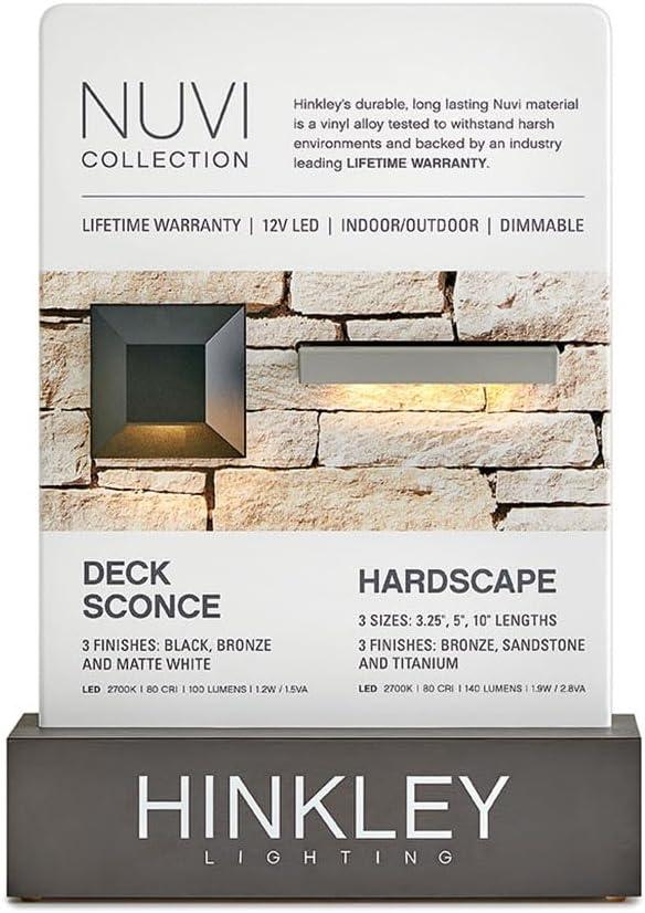 Nuvi Low Voltage Integrated LED Deck Light