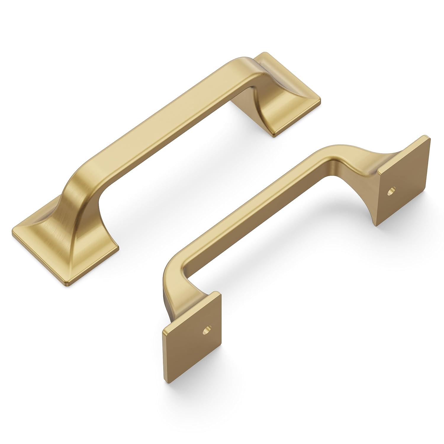 Forge Kitchen Cabinet Handles, Solid Core Drawer Pulls for Cabinet Doors, 3"