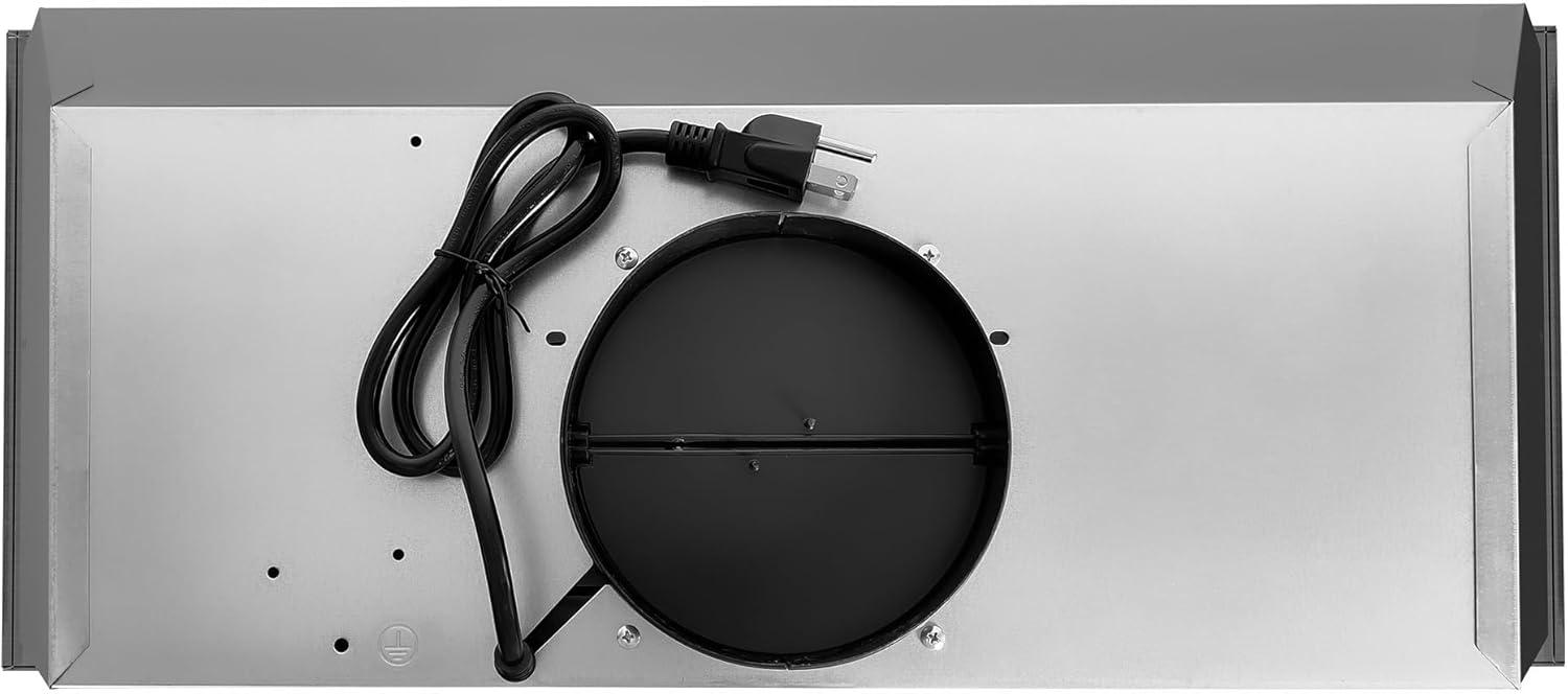 Cosmo 30 in. Lumin Collection Ducted Insert Range Hood, Touch Controls, LED Lights, Permanent Filters, Stainless Steel