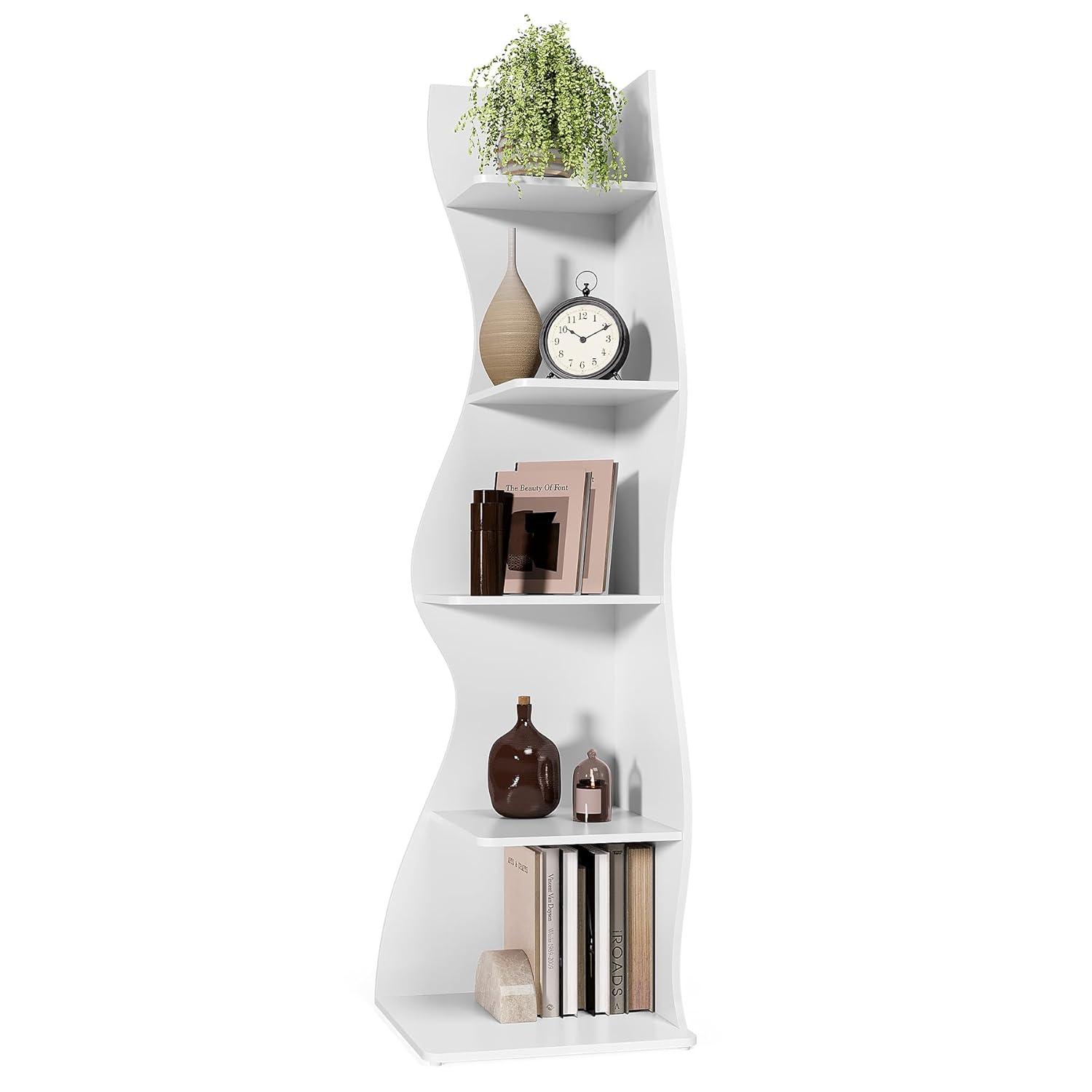 Millwood Pines Arhab Corner Bookcase