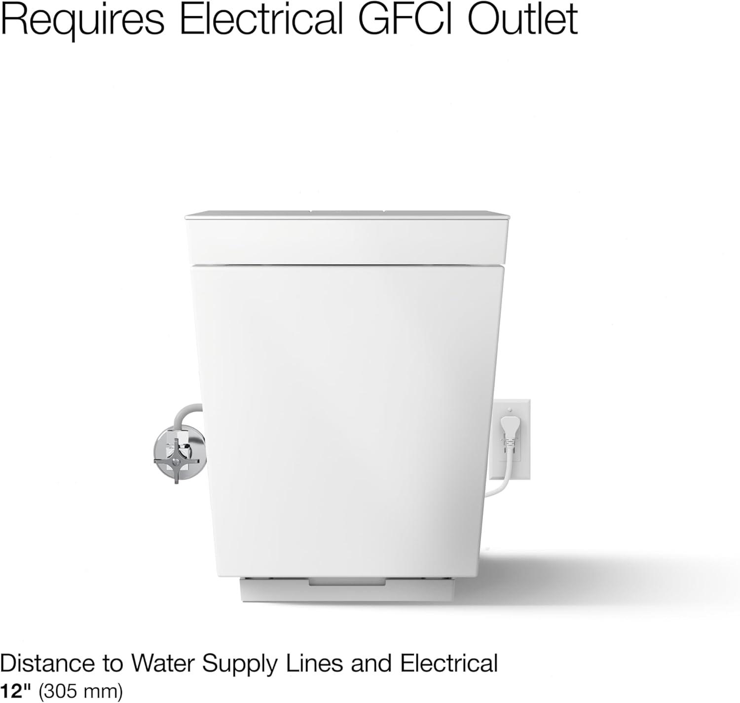 Numi 2.0 One-Piece Elongated Smart Toilet, Dual-Flush