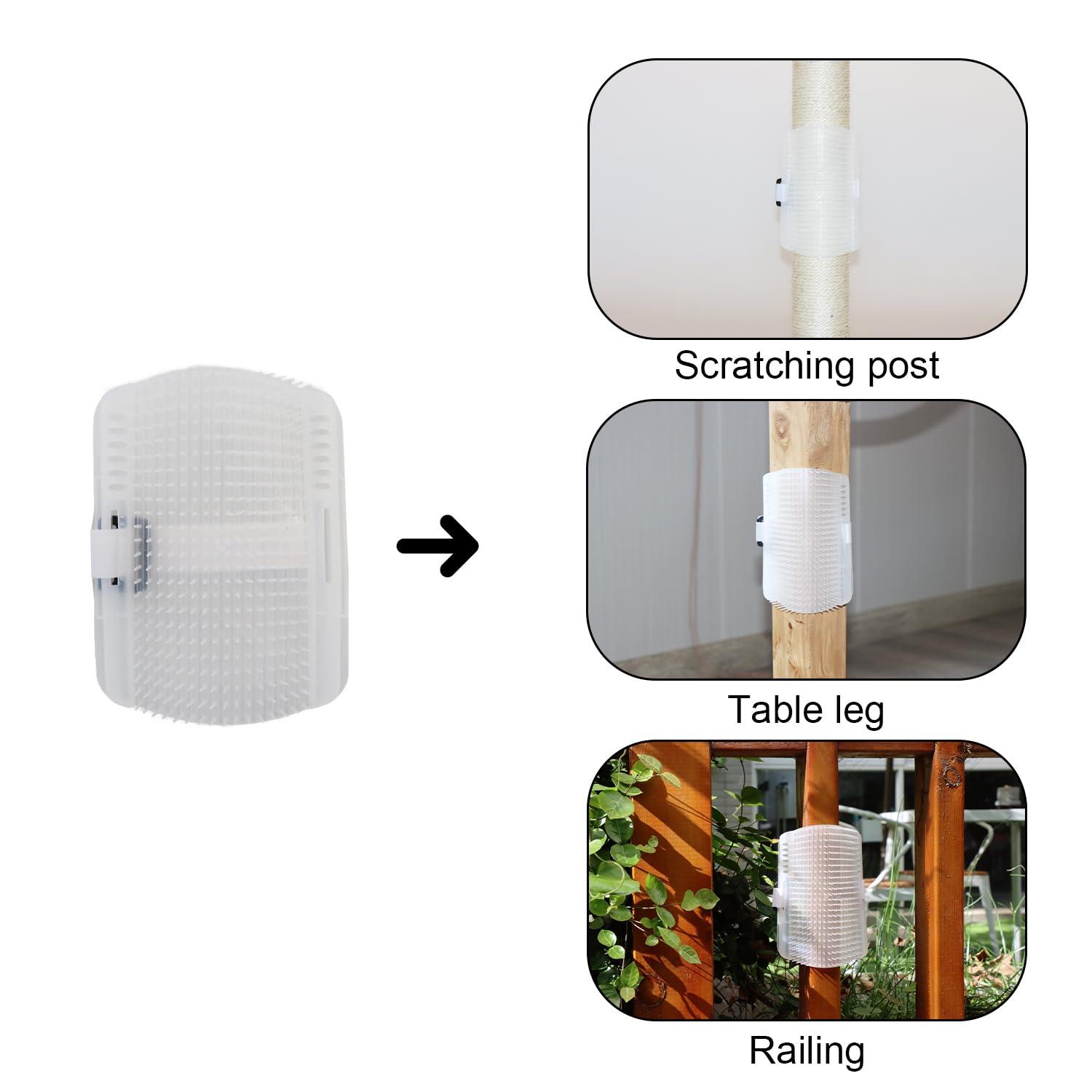 Tucker Murphy Pet™ 32" Tall Cat Scratching Post Sisal Rope Scratch Posts With Hanging Ball And Self-Massage Brush Vertical Scratcher For Indoor Cats And Kittens(Brown 32Inches)