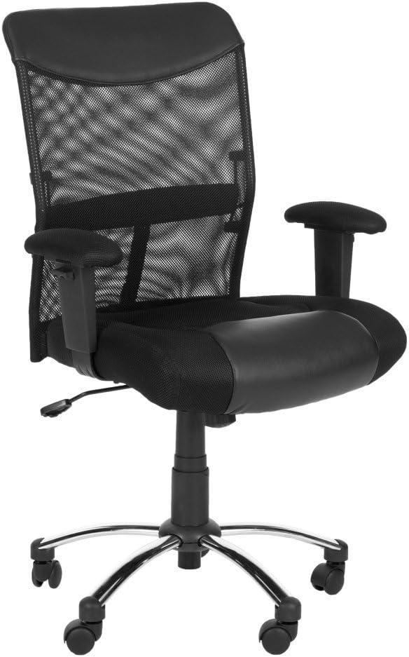 Bernard Desk Chair - Black - Safavieh