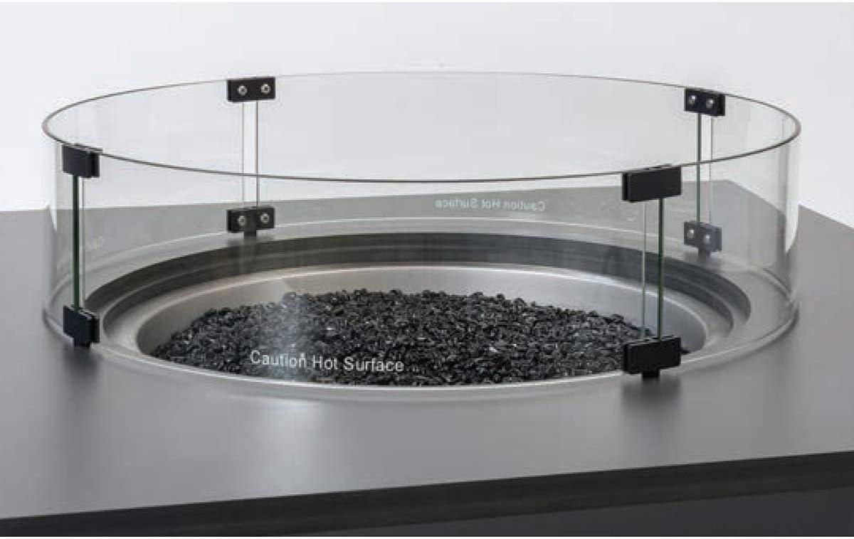 AZ Patio Heaters 22'' Round Glass Fire Pit Accessory