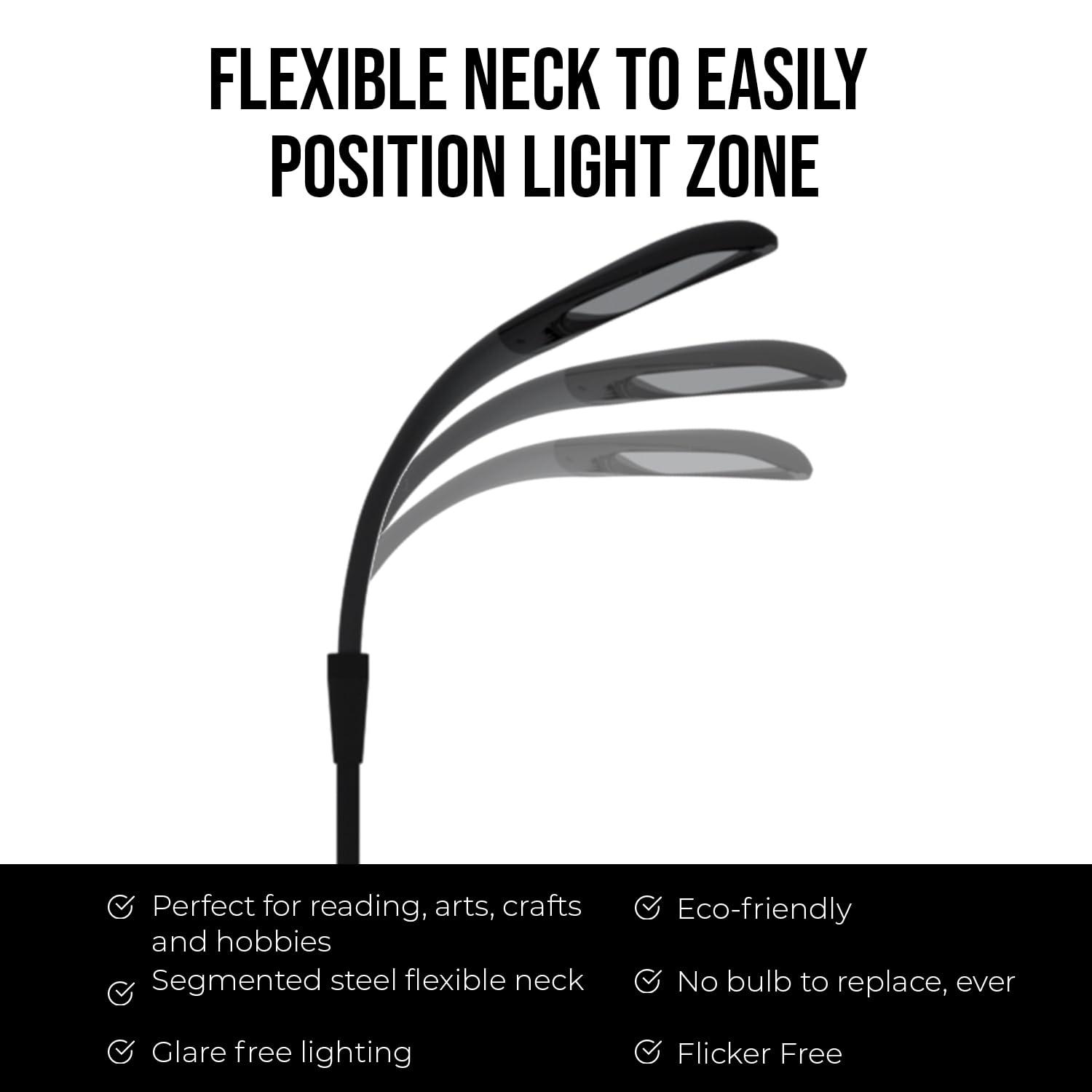 Stellasky Floor Lamp-Black