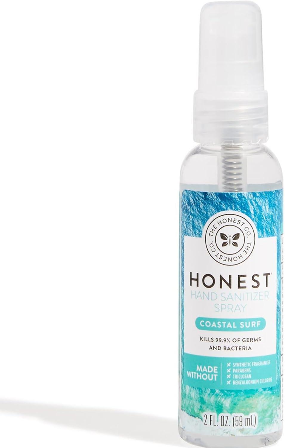 The Honest Company Hand Sanitizer Spray - Coastal Surf - Trial Size - 2 fl oz