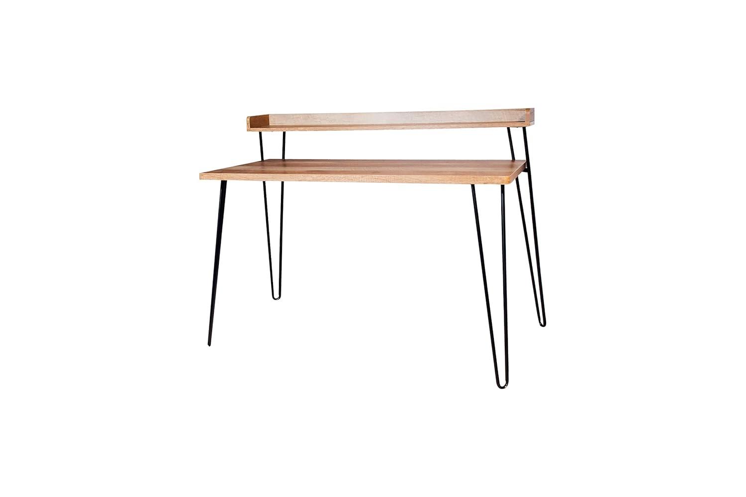 OneSpace Avalon Simple Computer Desk, Classic Oak, Model: 50-2003CO