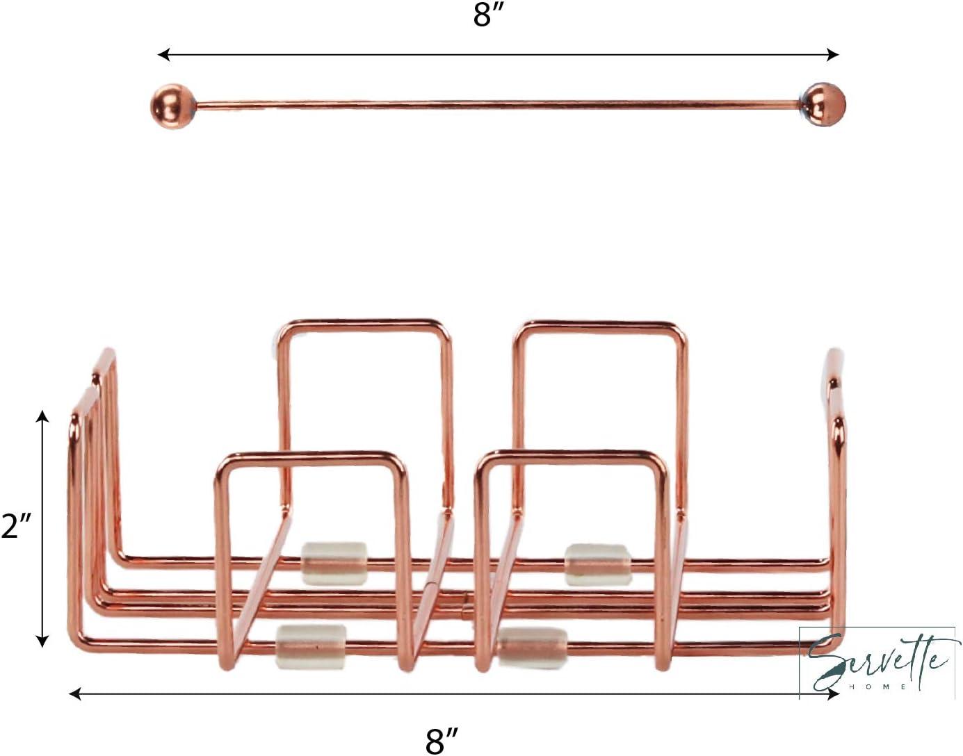 Servette Home Copper Napkin Holders for Tables