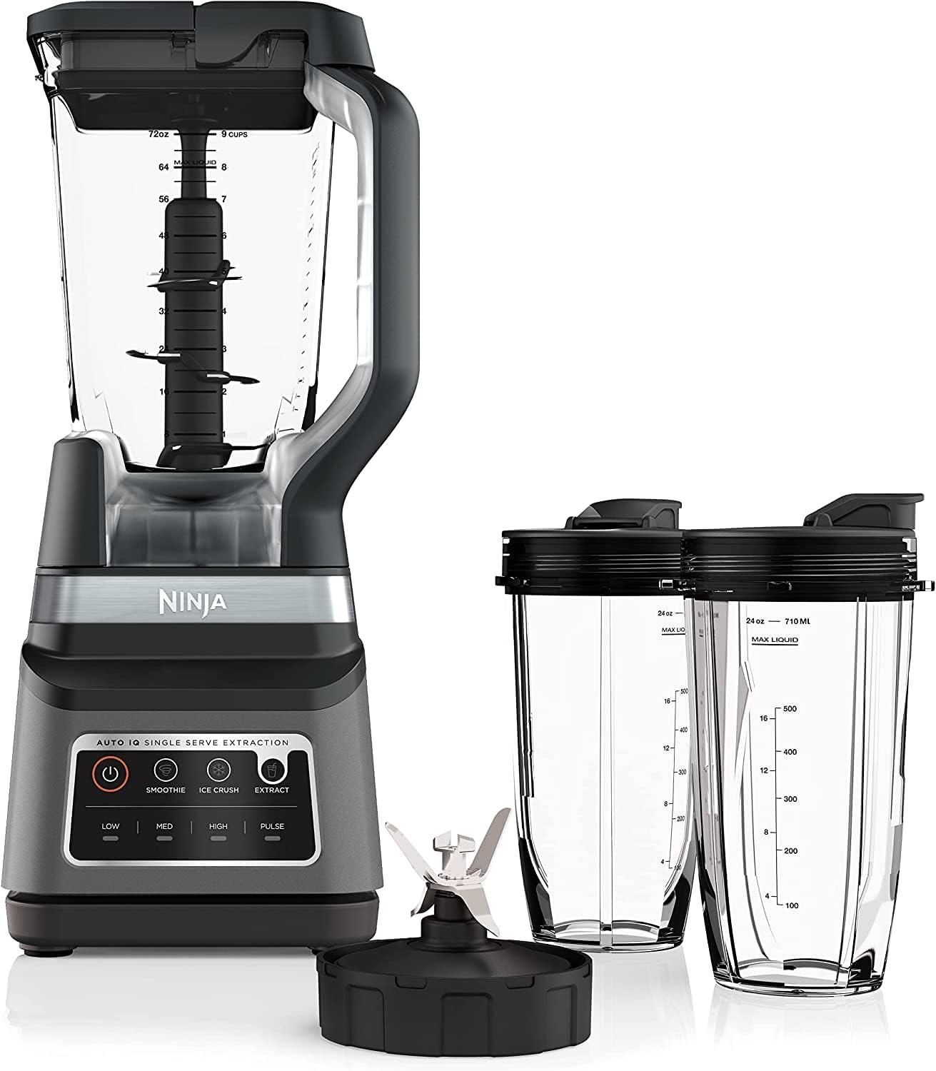 Ninja Ninja® Professional Plus Blender DUO® with 3 Auto-iQ® Programs for Smoothies, Frozen Drinks & Nutrient Extractions, 72 oz. Total Crushing Pitcher & (2) 24 oz. To-Go Cups