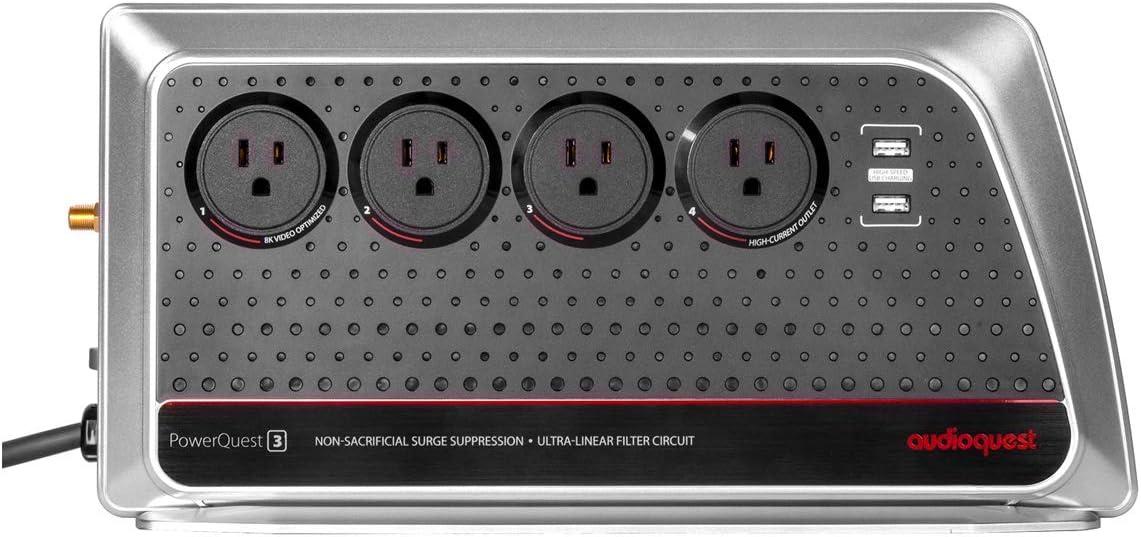 AudioQuest PowerQuest 3 Non-Sacrificial Surge Protector with USB Ports