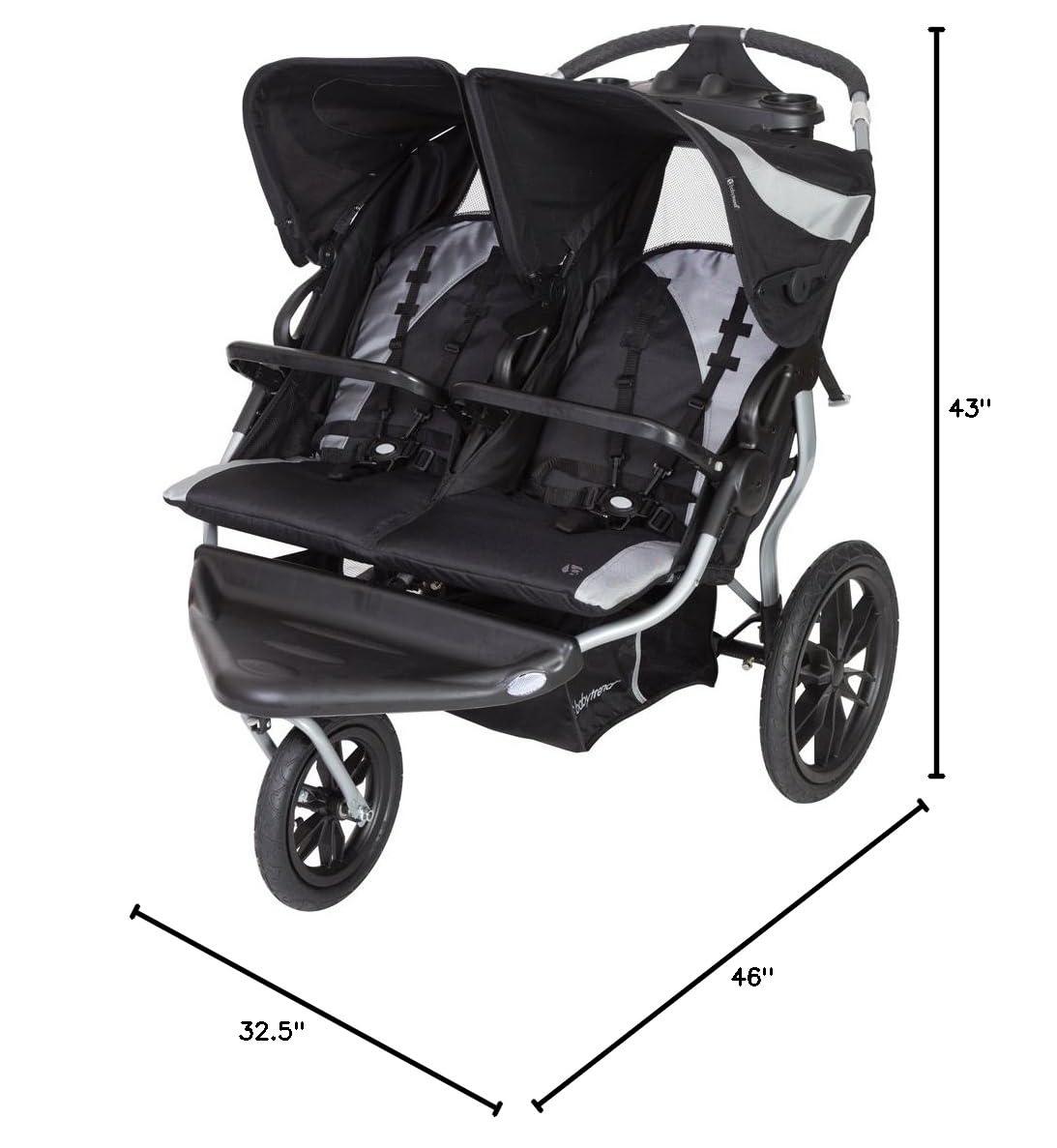 Baby Trend Navigator Lite Double Jogger Stroller - Europa