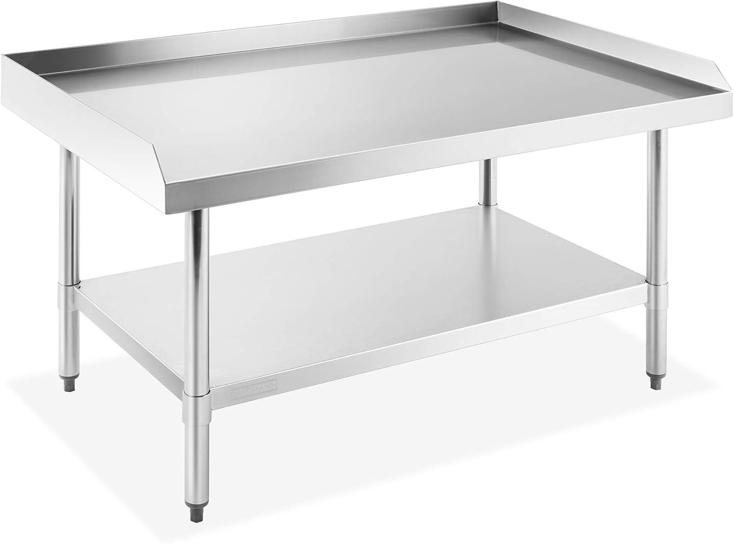 Stainless Steel Grill Table & Equipment Stand with Undershelf