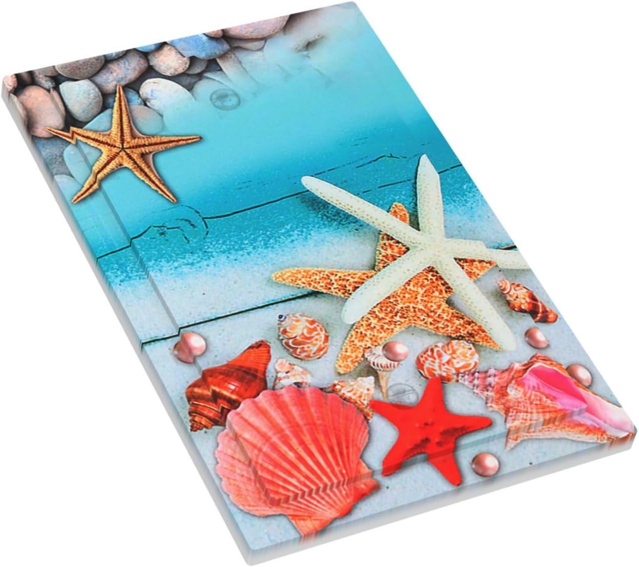 Sunyuer Sea Starfish Beach Decorative Wall Plate, 1 Gang Single Blank Outlet Cover Decorative Switch Plate for Kitchen Bathroom Bedroom, 4.5x2.76 Inch