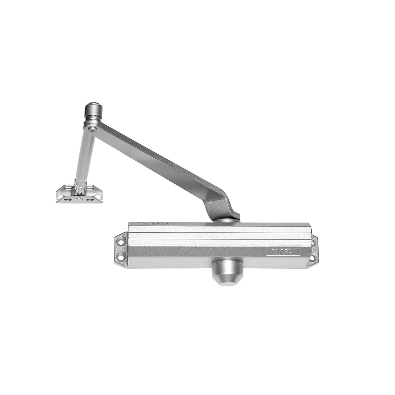 Global Door Controls TC200 Series ADA Closer with Back-Check Size 4 in Aluminum