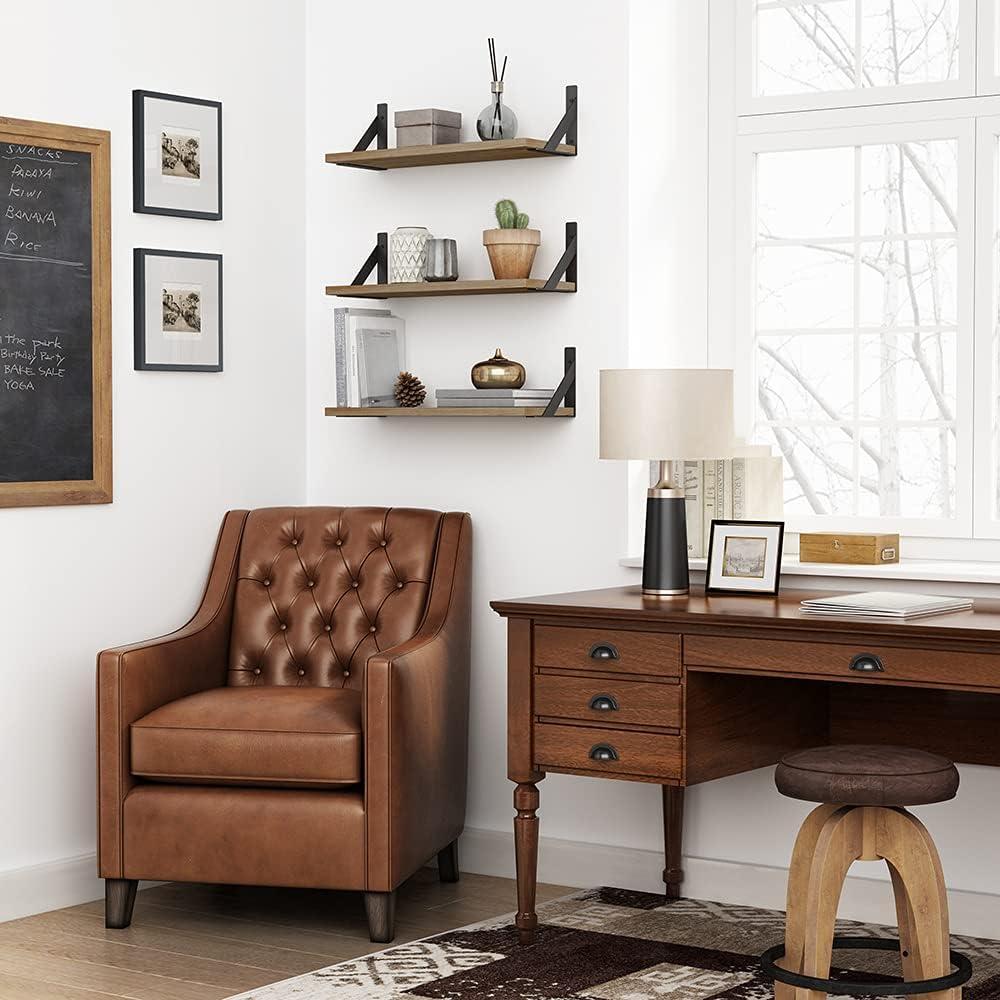 3 Piece Wood Floating Shelf