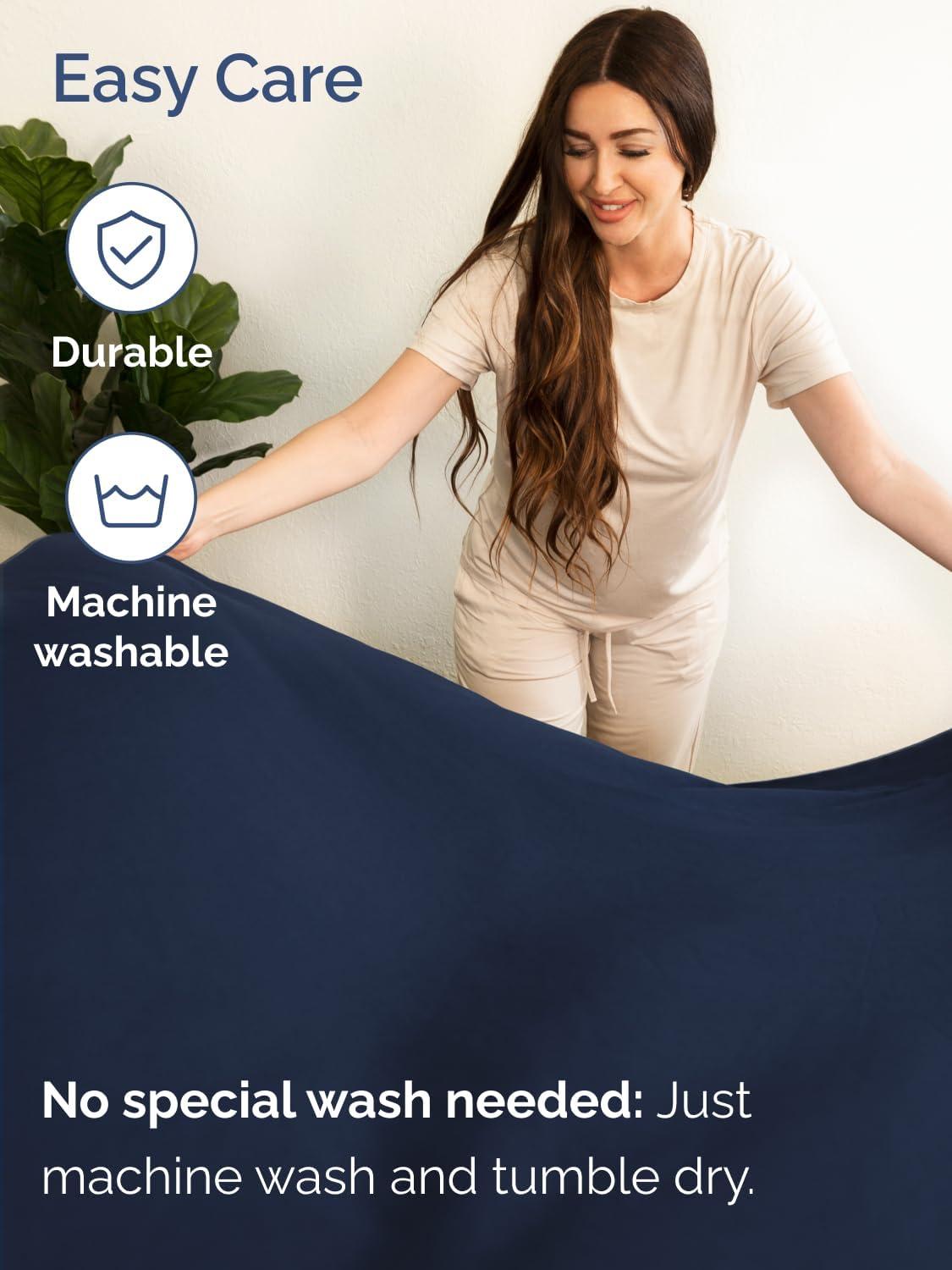 CGK Linens 6 Piece Extra Deep Pocket Ultra Soft & Cooling Sheet Set