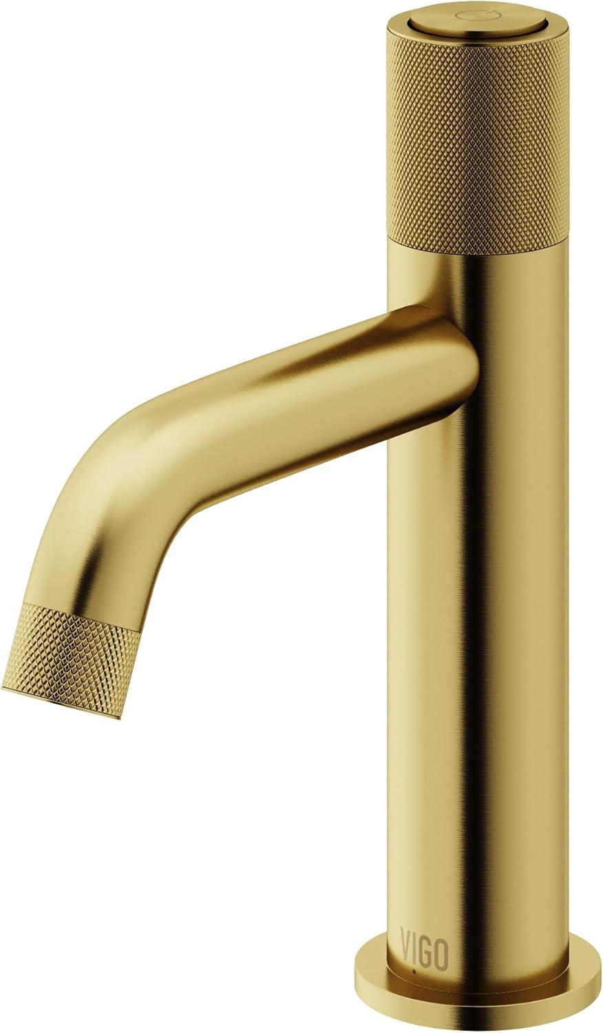 Apollo Matte Brushed Gold 7.5" Single-Handle Bathroom Faucet