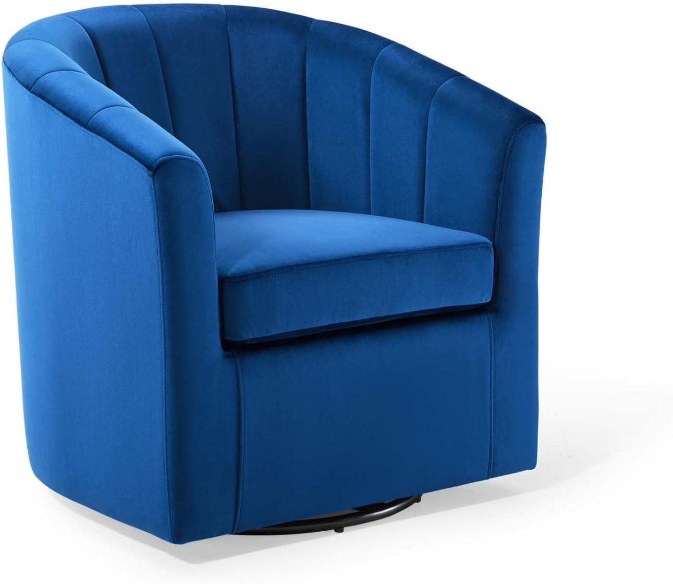 Modway Prospect Performance Velvet Swivel Armchair