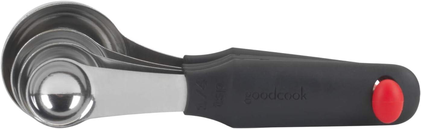 GoodCook Touch 4-Piece Stainless Steel Measuring Spoons Set