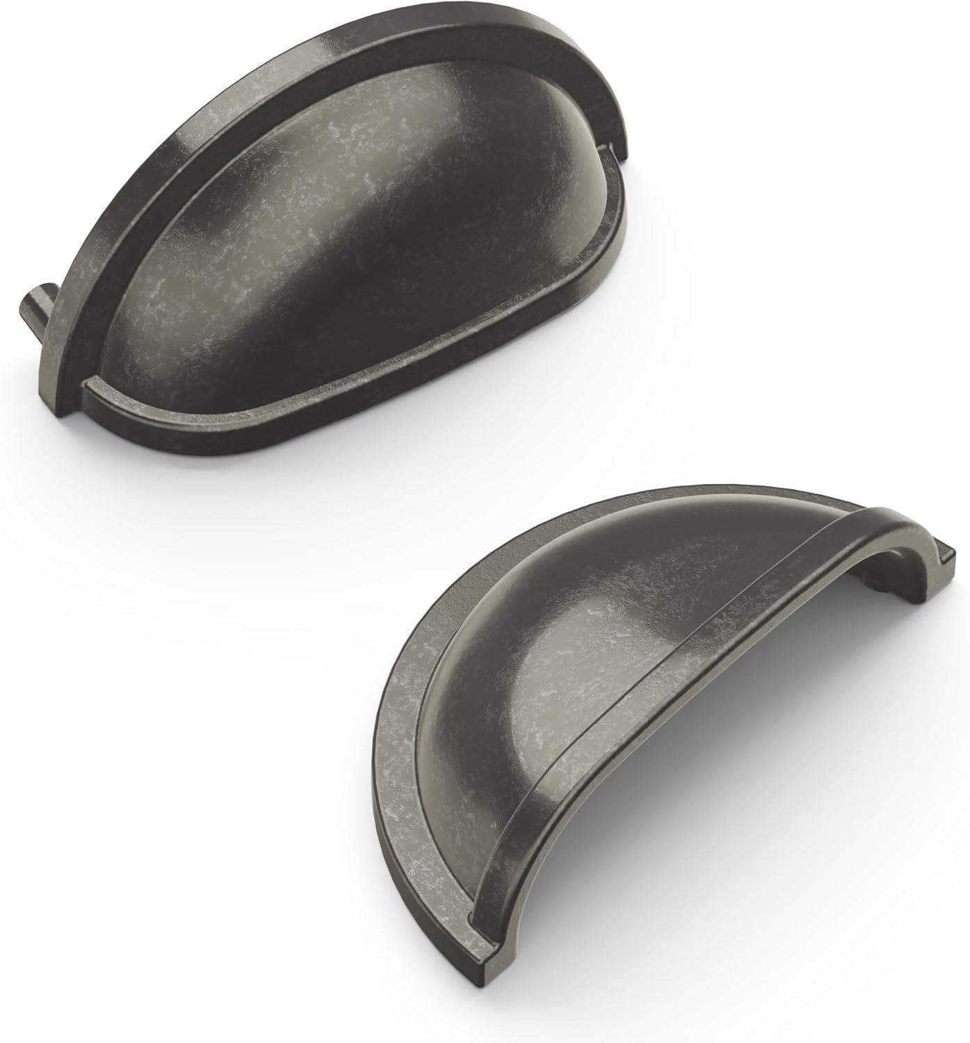 Hickory Hardware Williamsburg Kitchen Cabinet Handles, Solid Core Drawer Pulls for Cabinet Doors, 3"