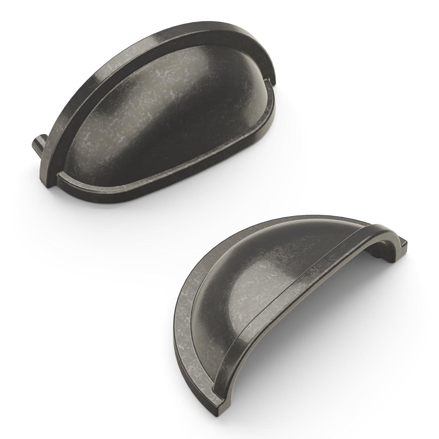 Hickory Hardware Williamsburg Kitchen Cabinet Handles, Solid Core Drawer Pulls for Cabinet Doors, 3"