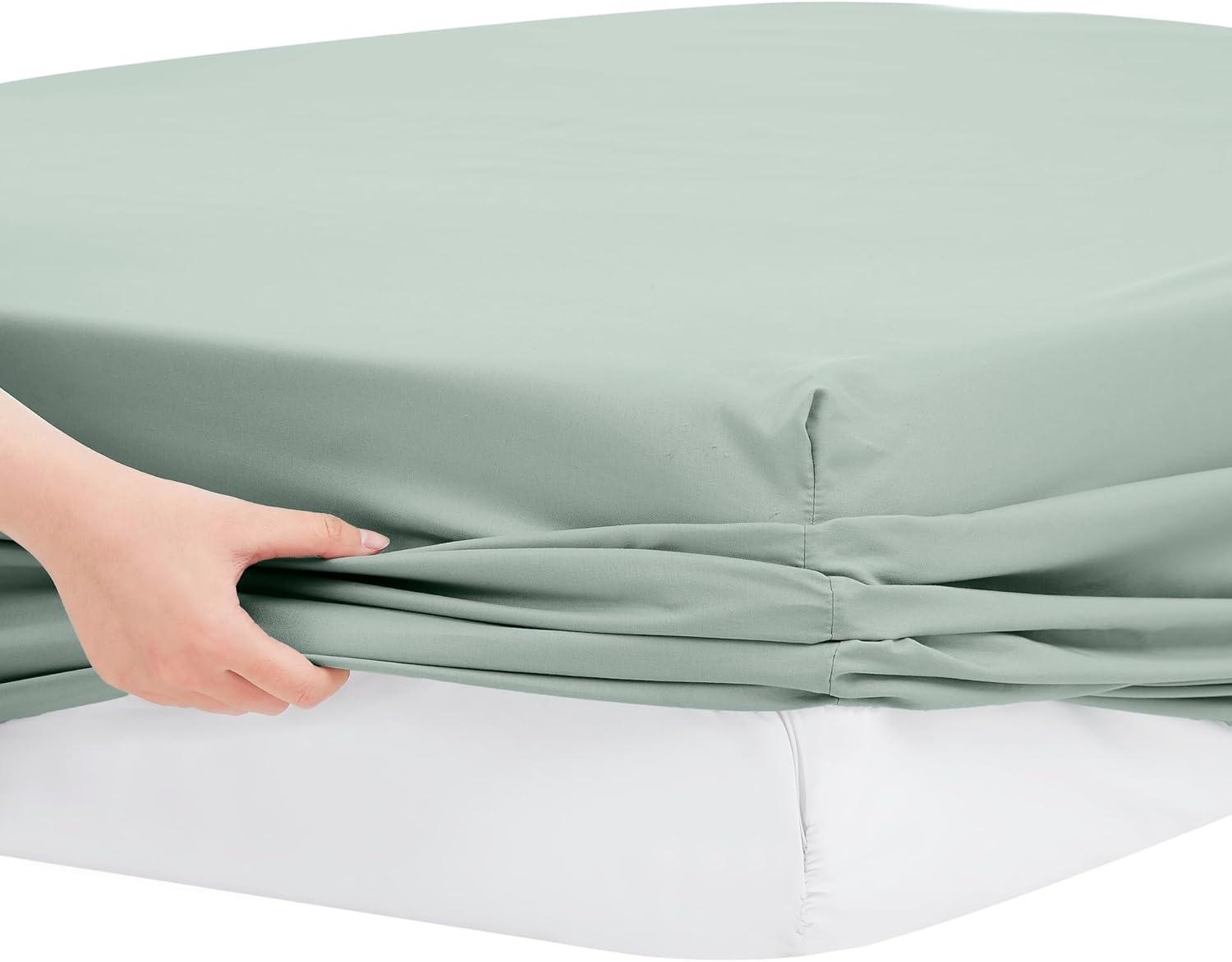 Modern Threads 6-Piece Deep Pocket Aloe Microfiber Adult Bed Sheet Set, King