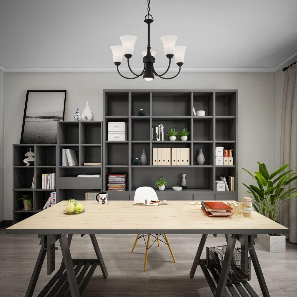 Livex Lighting Ridgedale 5 - Light Chandelier in  Black