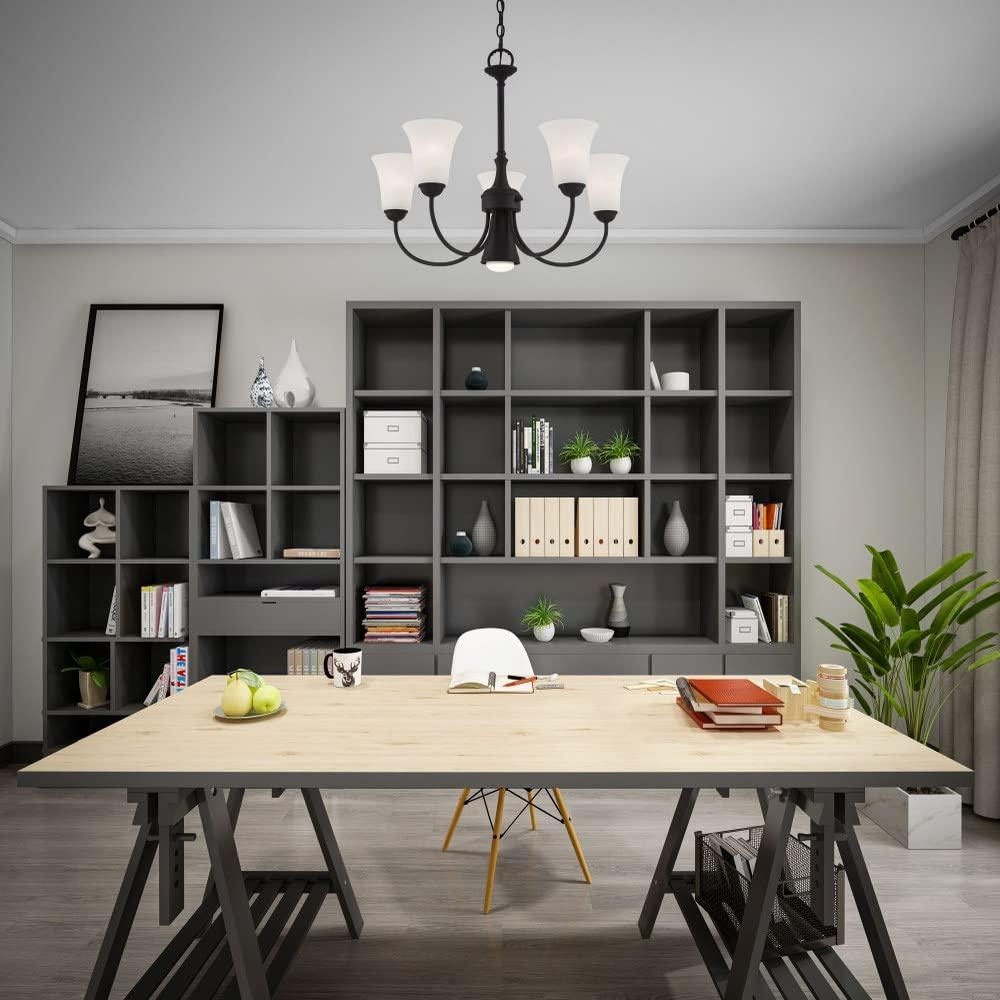 Livex Lighting Ridgedale 5 - Light Chandelier in  Black