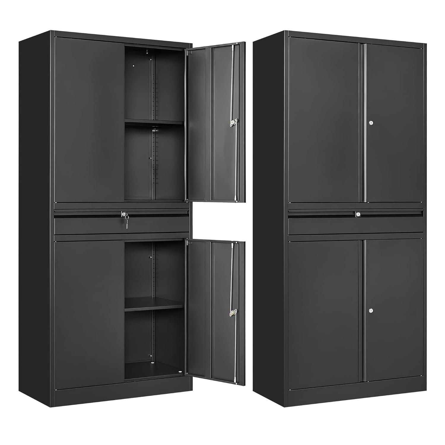 Latitude Run® 73" Lockable Storage Cabinet