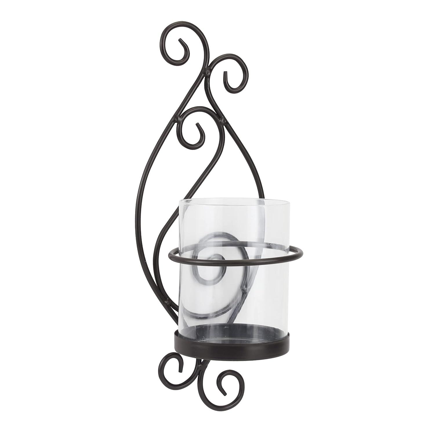 Wall Sconce Pillar Candle Holder - Stonebriar Collection