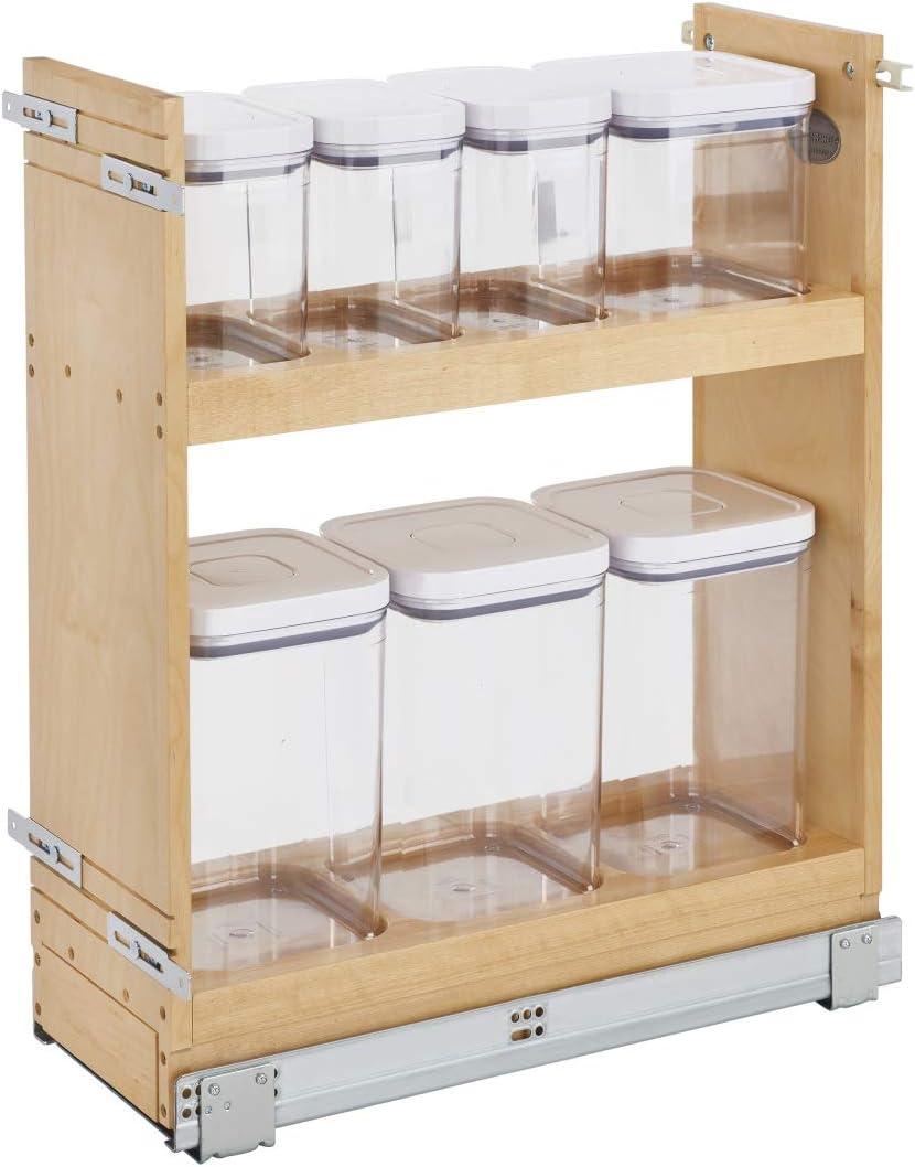Rev-A-Shelf Rev-A-Shelf Wood Base Cabinet OXO Pull Out Organizer with Soft Close