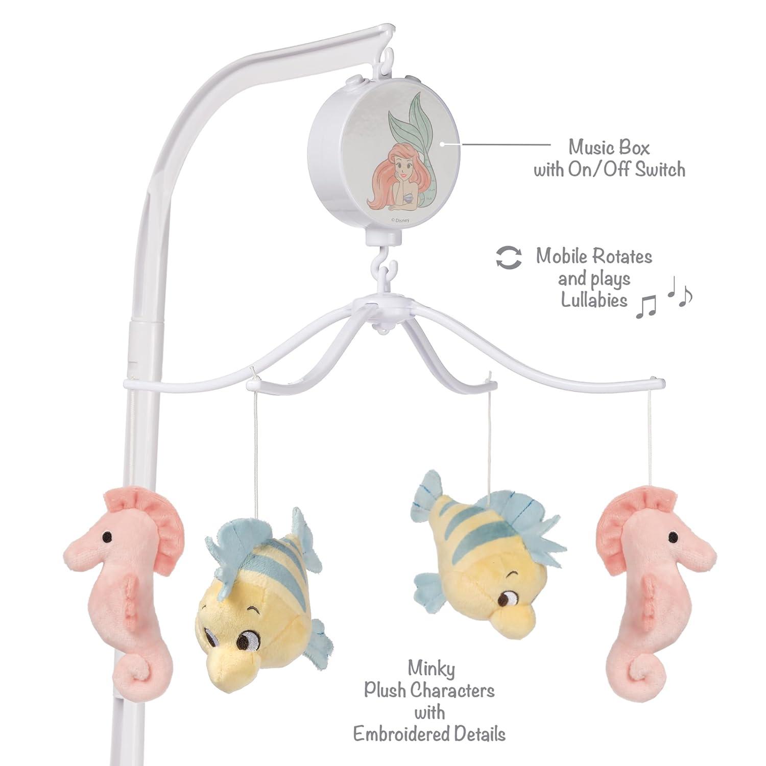 Bedtime Originals DIsney's The Little Mermaid Musical Baby Crib Mobile by Lambs & Ivy