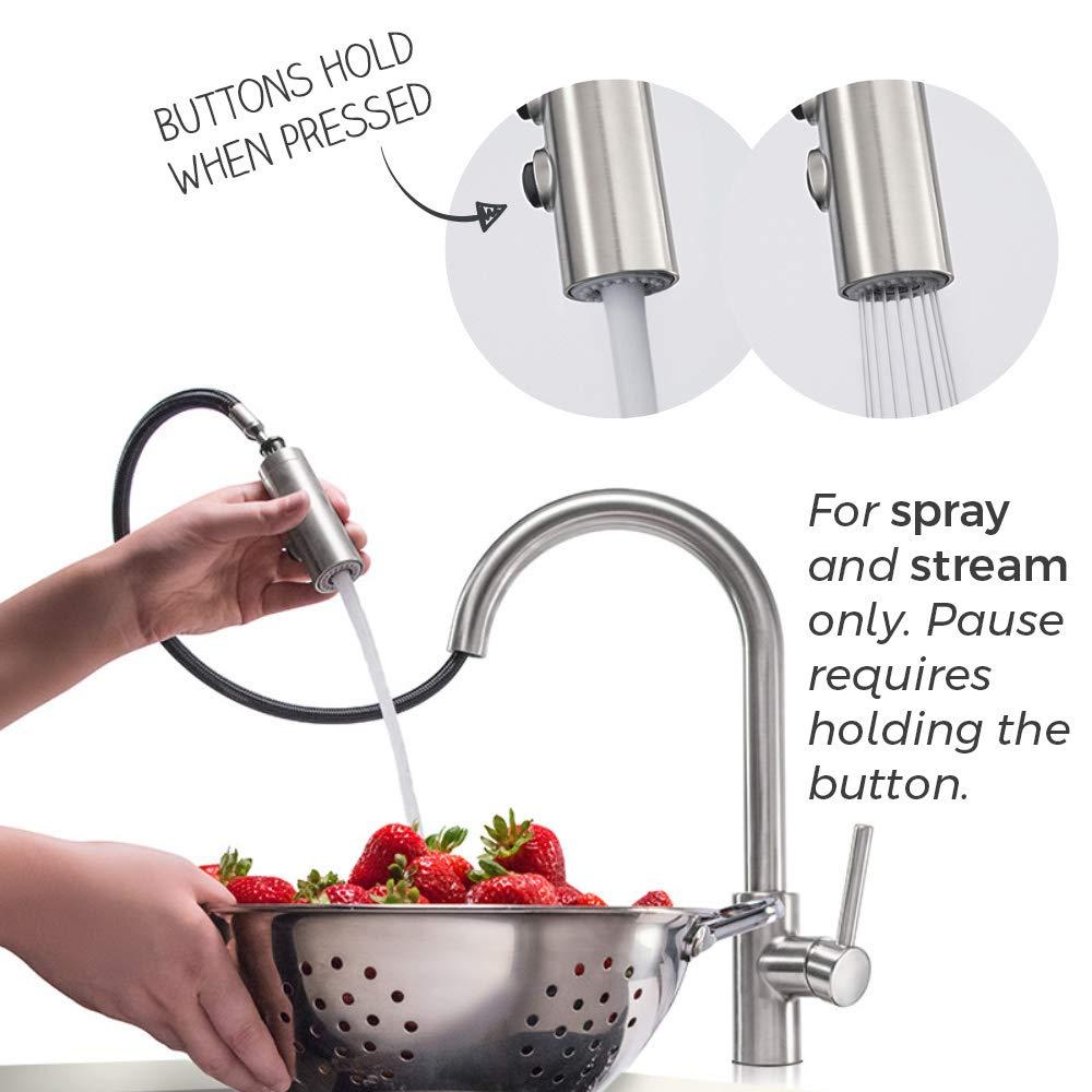 Pfister LG529SABG Stellen Pull Down Single Handle Kitchen Faucet