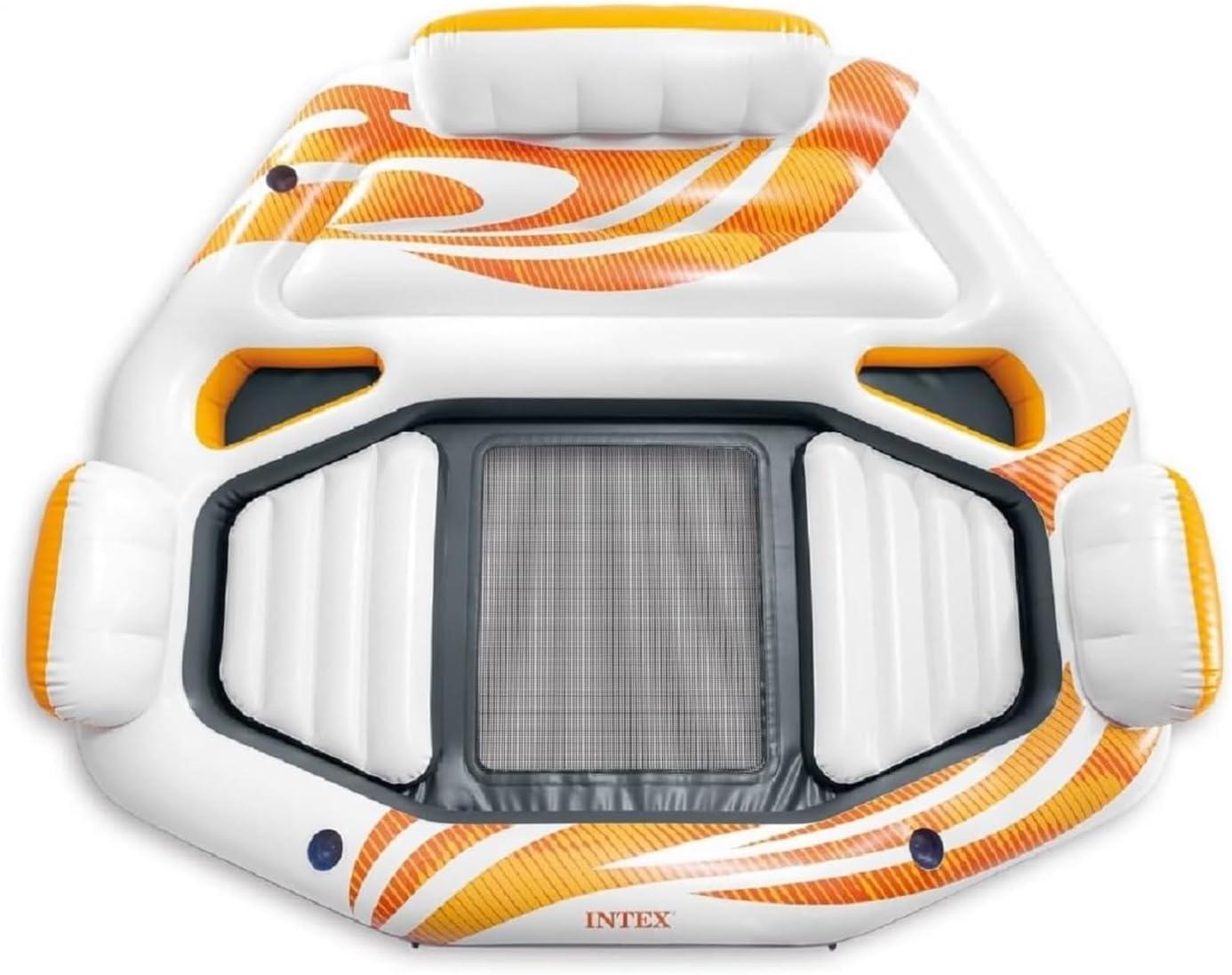 Intex Vista Inflatable Lake Island Raft Float 94" W x 81" L x 20" H