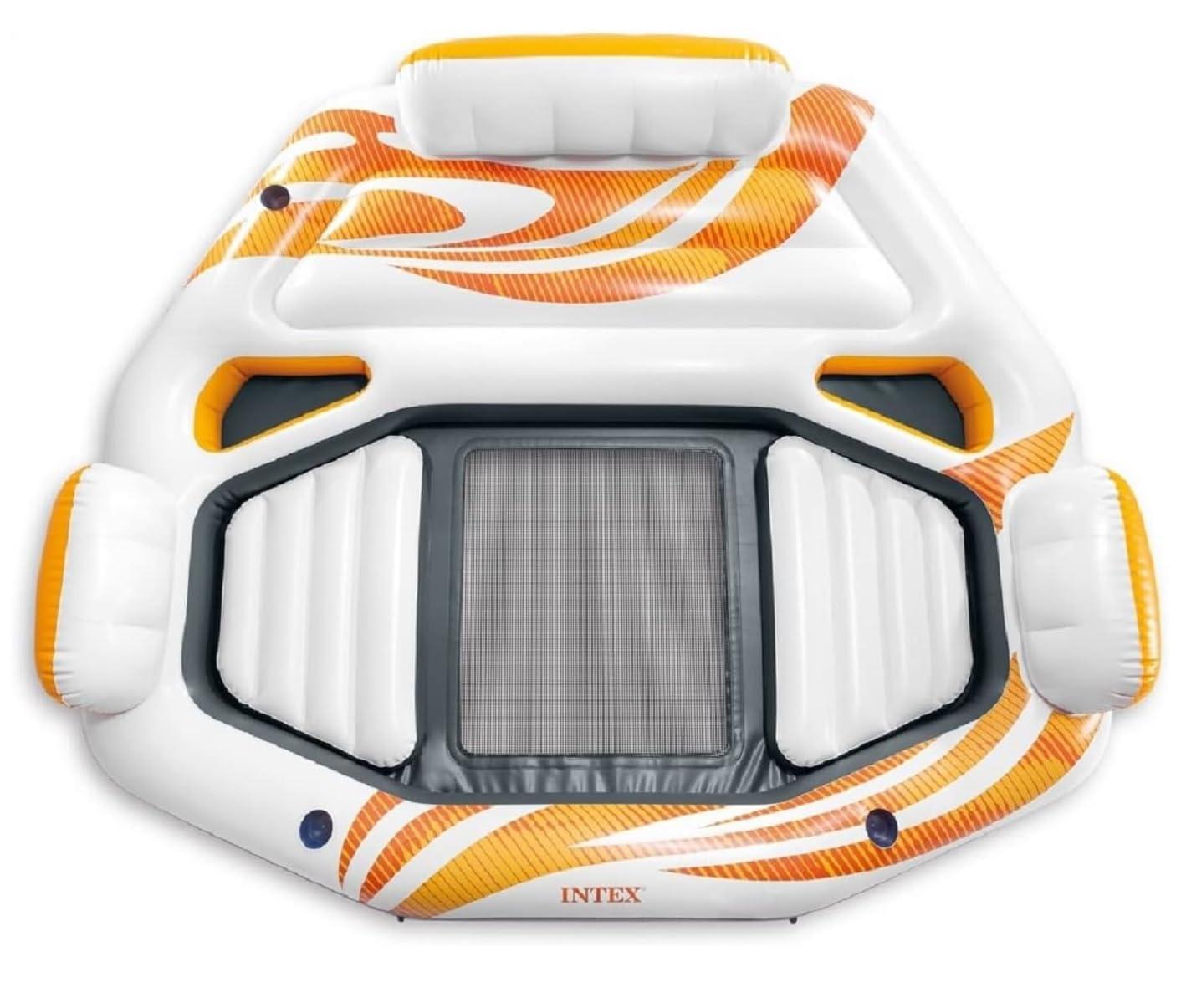 Intex Vista Inflatable Lake Island Raft Float 94" W x 81" L x 20" H