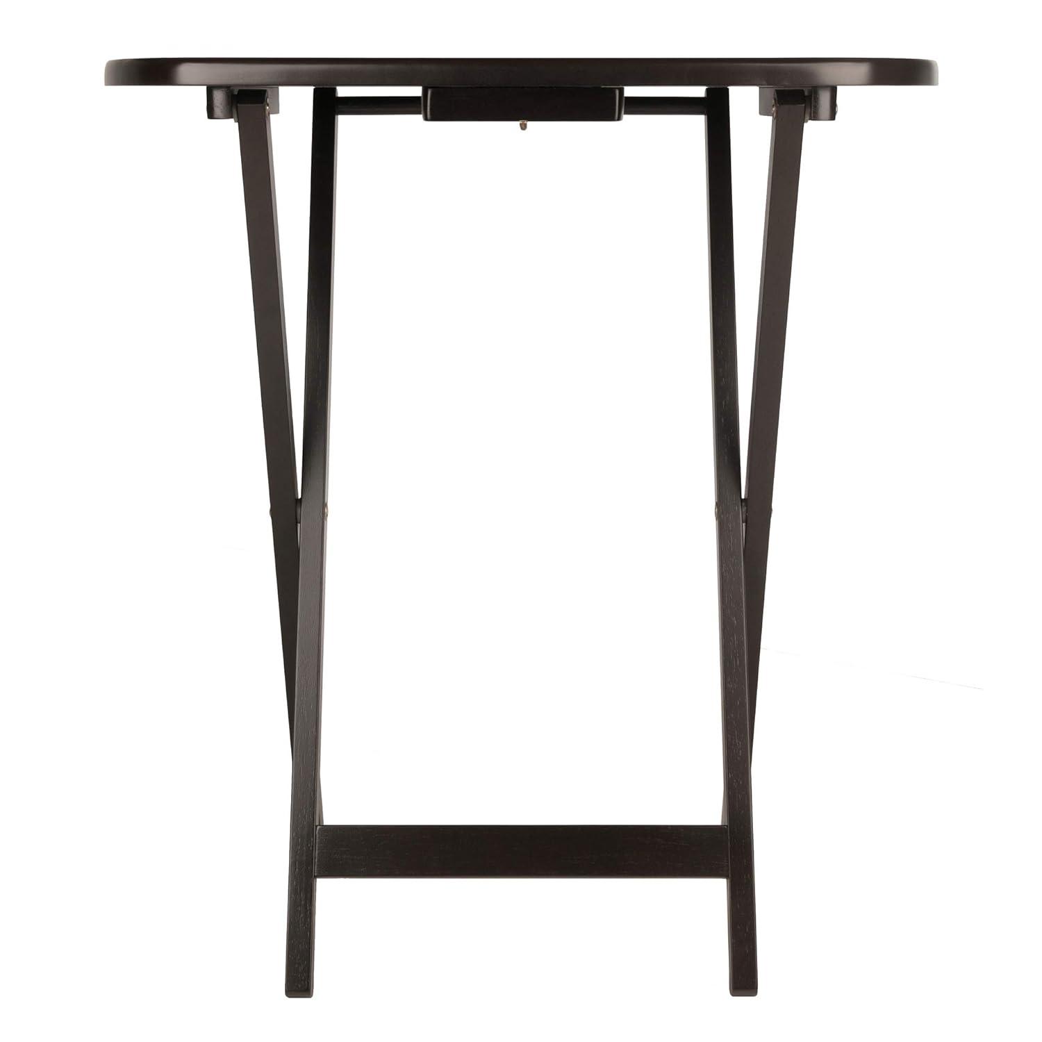 2pc Cade Oversize Oblong Snack Table Coffee - Winsome: No Assembly, Wood Frame, 25lb Capacity