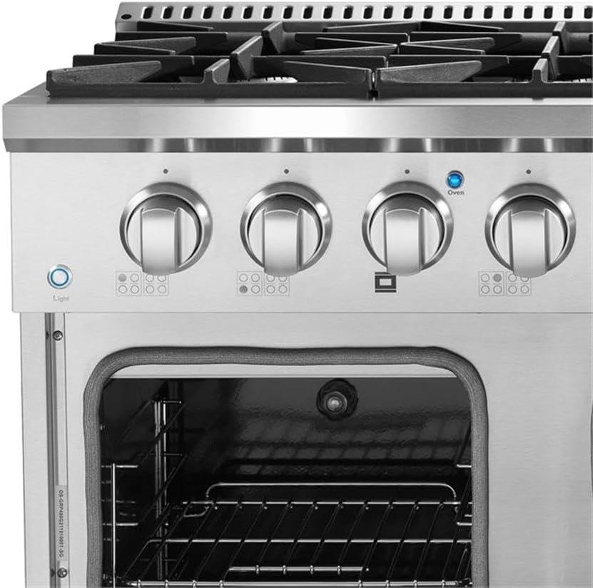 Cosmo 48" 5.5 Cubic Feet Smart Gas Free Standing Range with 8 Burners