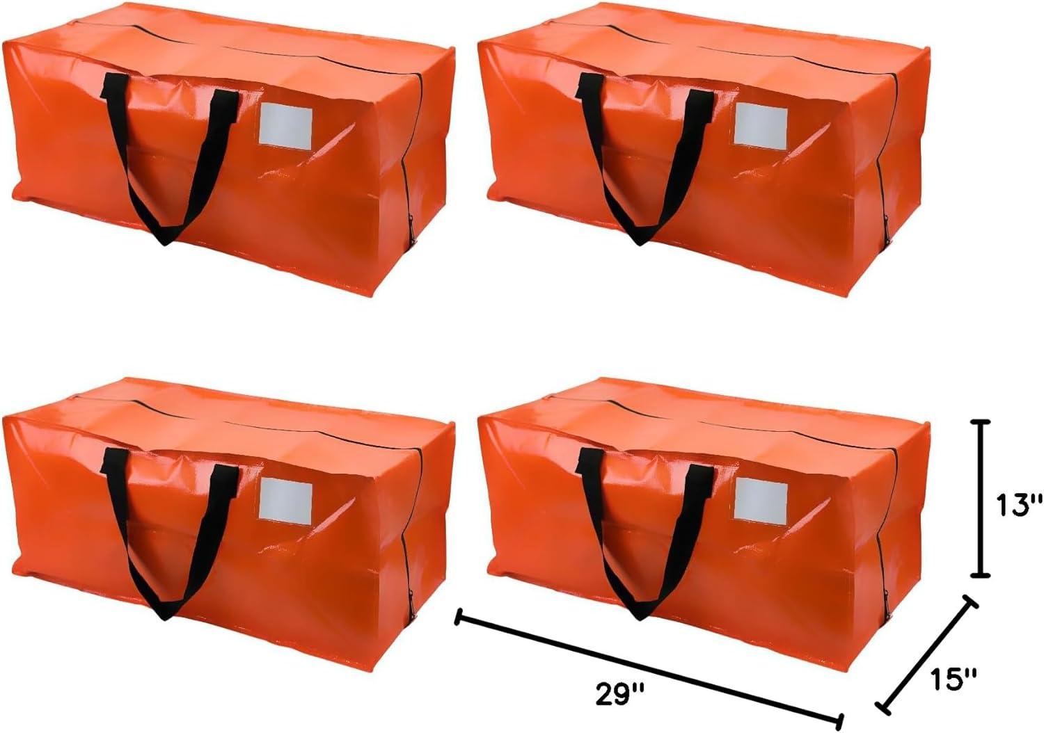 DuraSack DuraSack Moving And Storage Bags, Heavy Duty, 29"L X 15"W X 13"H, 4-Pack