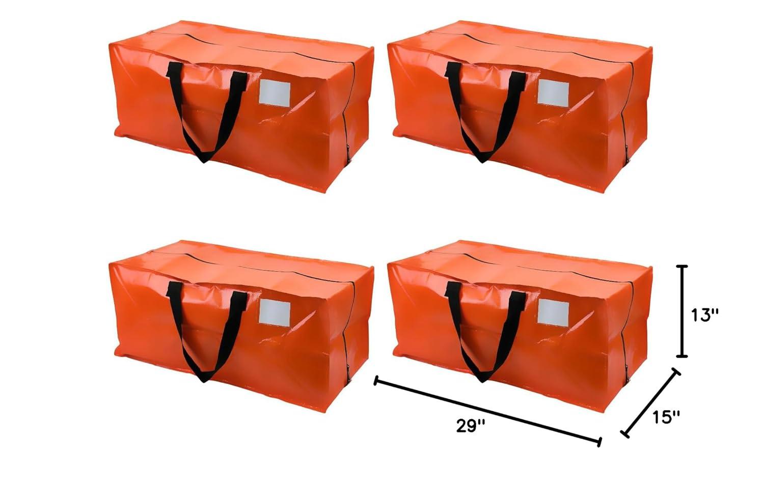 DuraSack DuraSack Moving And Storage Bags, Heavy Duty, 29"L X 15"W X 13"H, 4-Pack