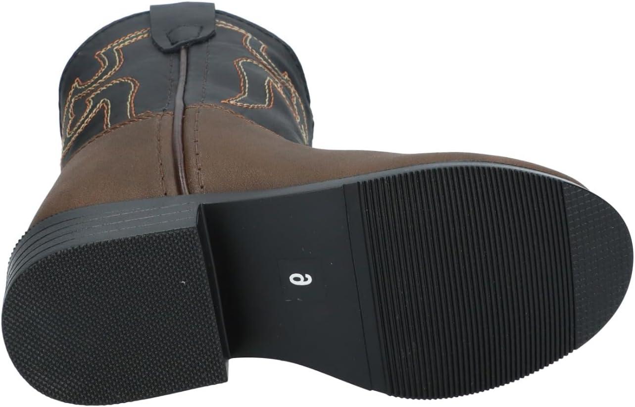 SMOKY MOUNTAIN BOOTS Kids Monterey Western Boots, Color: Brown/Black, Size: 6 (1575T-6R)