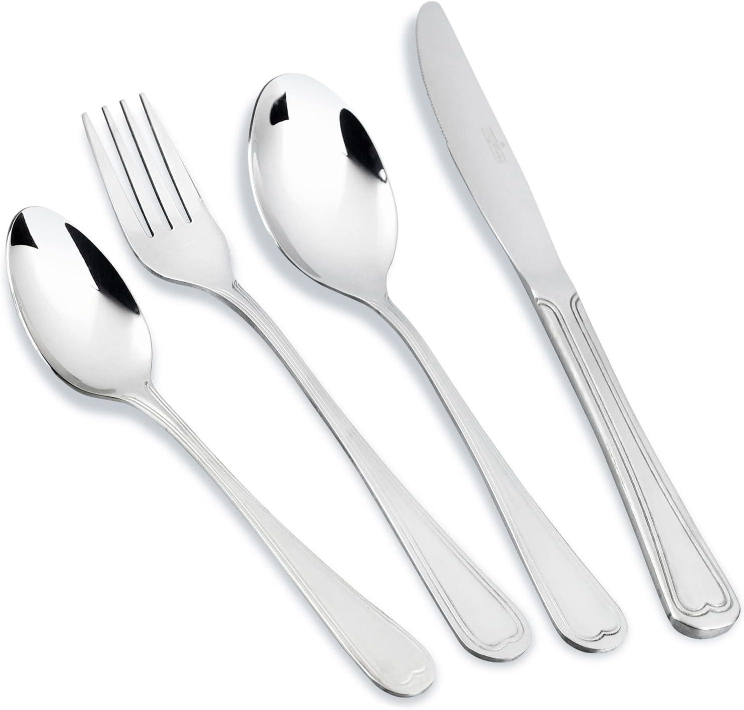 Magefesa Cordoba 24-Pieces Stainless Steel Flatware Set