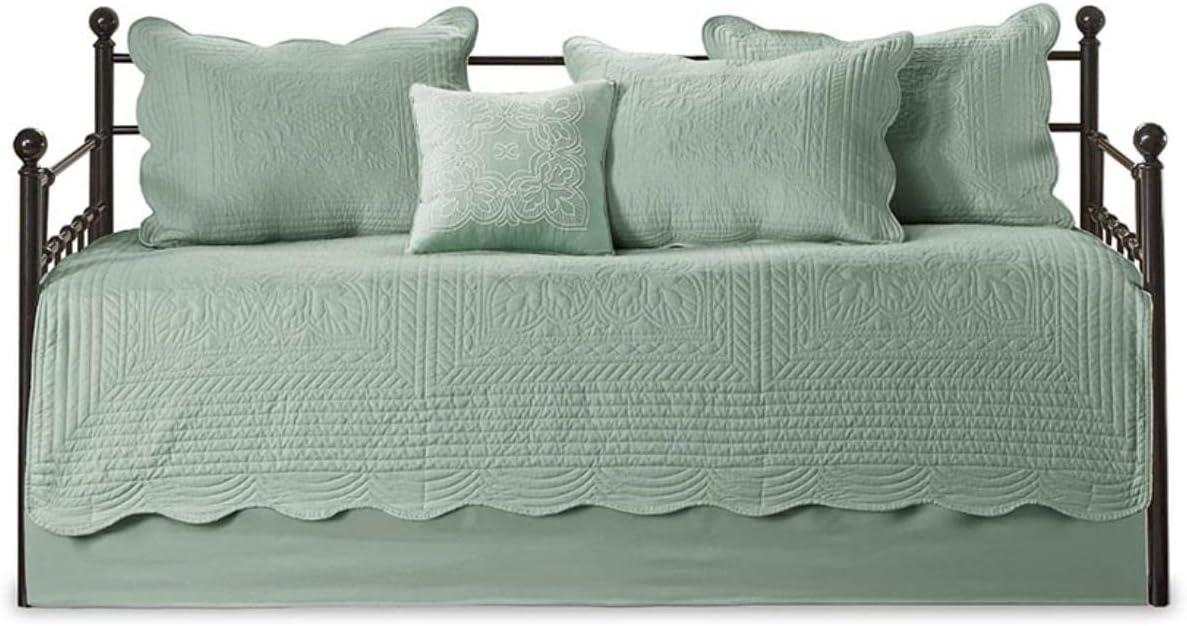 Tuscany 6 Piece Reversible Scalloped Edge Daybed Cover Set