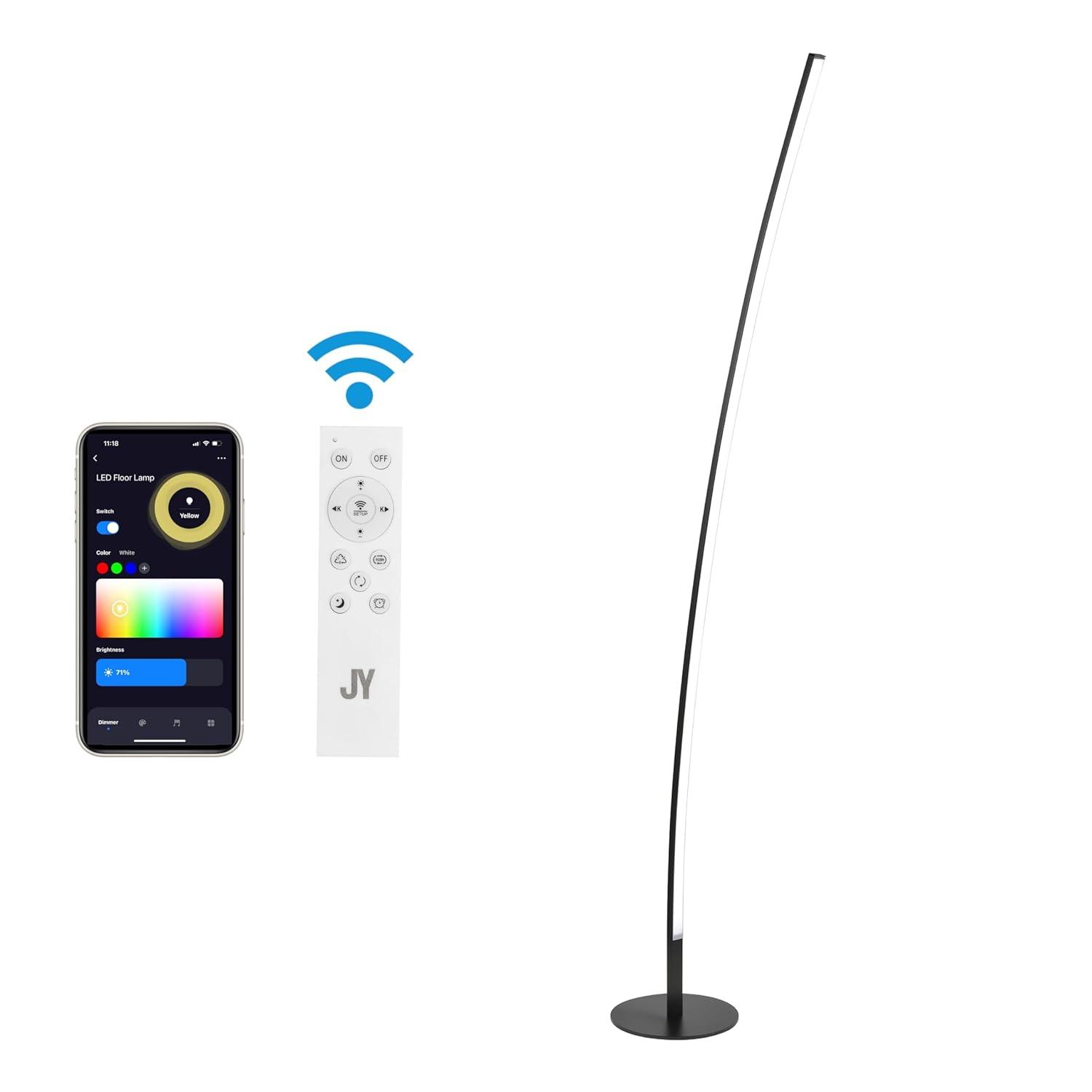 Jonathan Y Malthe 71'' Black LED Novelty Floor Lamp