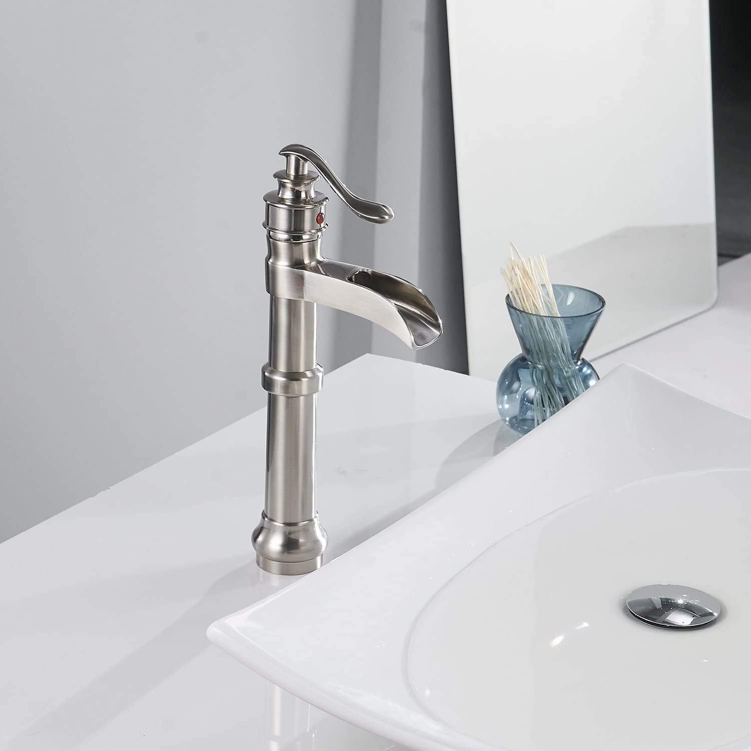 Vessel Sink Faucet Single-handle Bathroom Faucet with Drain Assembly