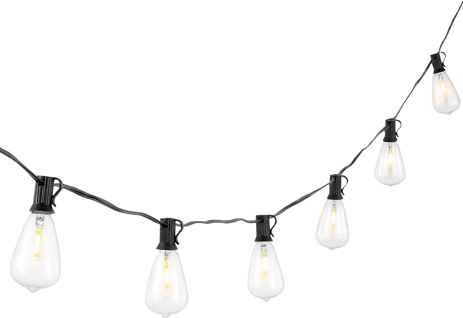 Dorcia Black 10-Foot LED Outdoor String Lights