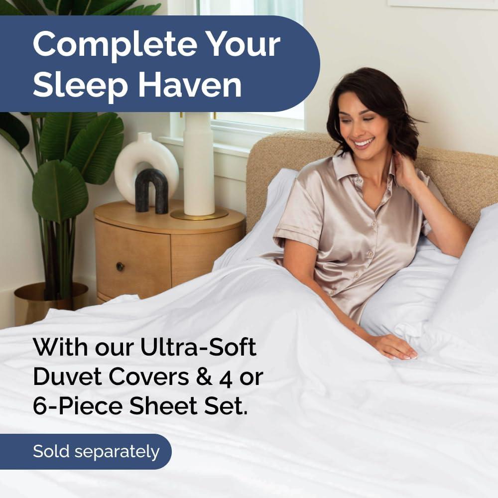 CGK Linens Premium Quality Goose Down Alternative Comforter - Warm & Lightweight