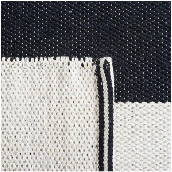Montauk MTK705 Hand Woven Area Rug - Black/Ivory - 3'x5' - Safavieh.