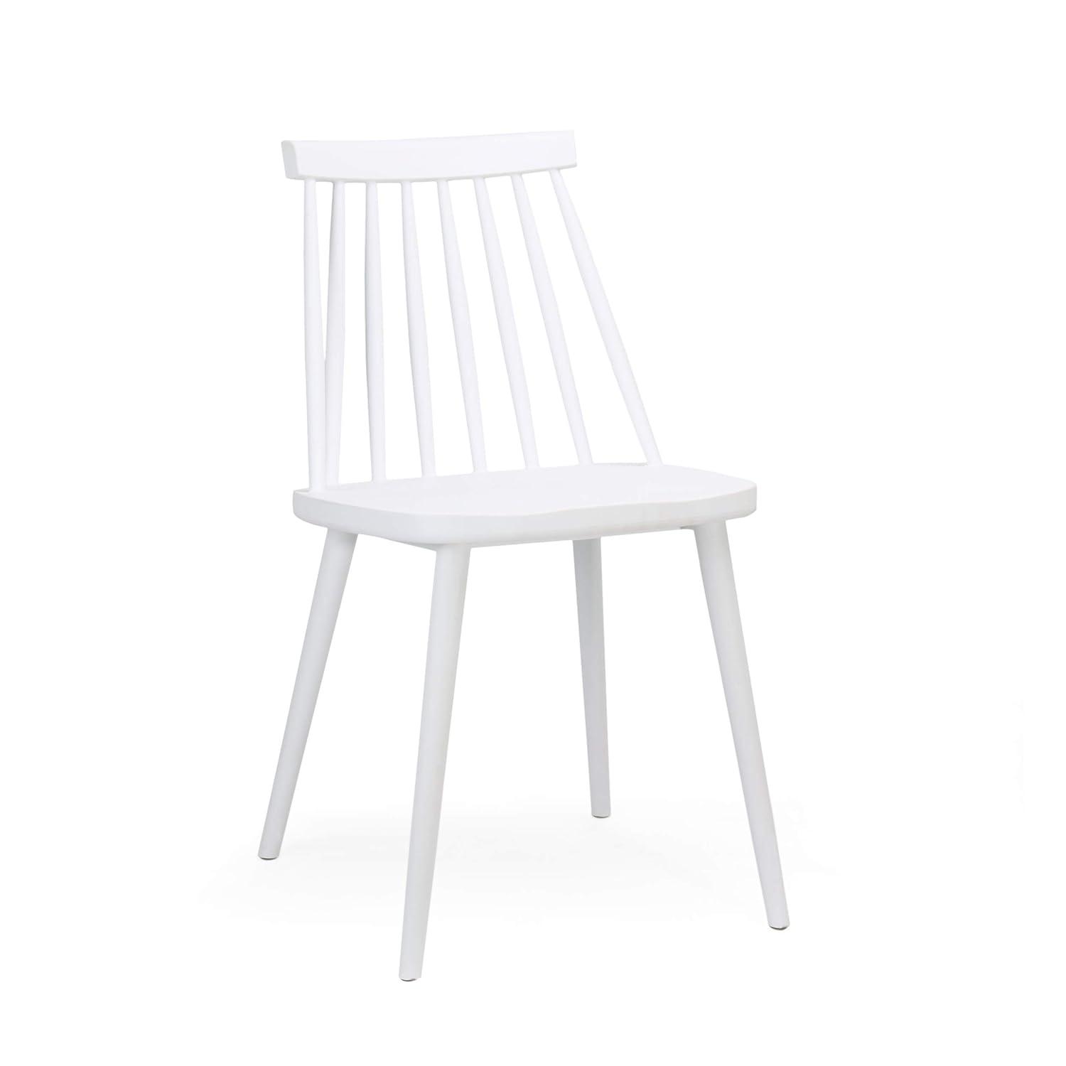 Gracie Oaks Farmhouse Spindle Back Dining Chairs,Set Of 2