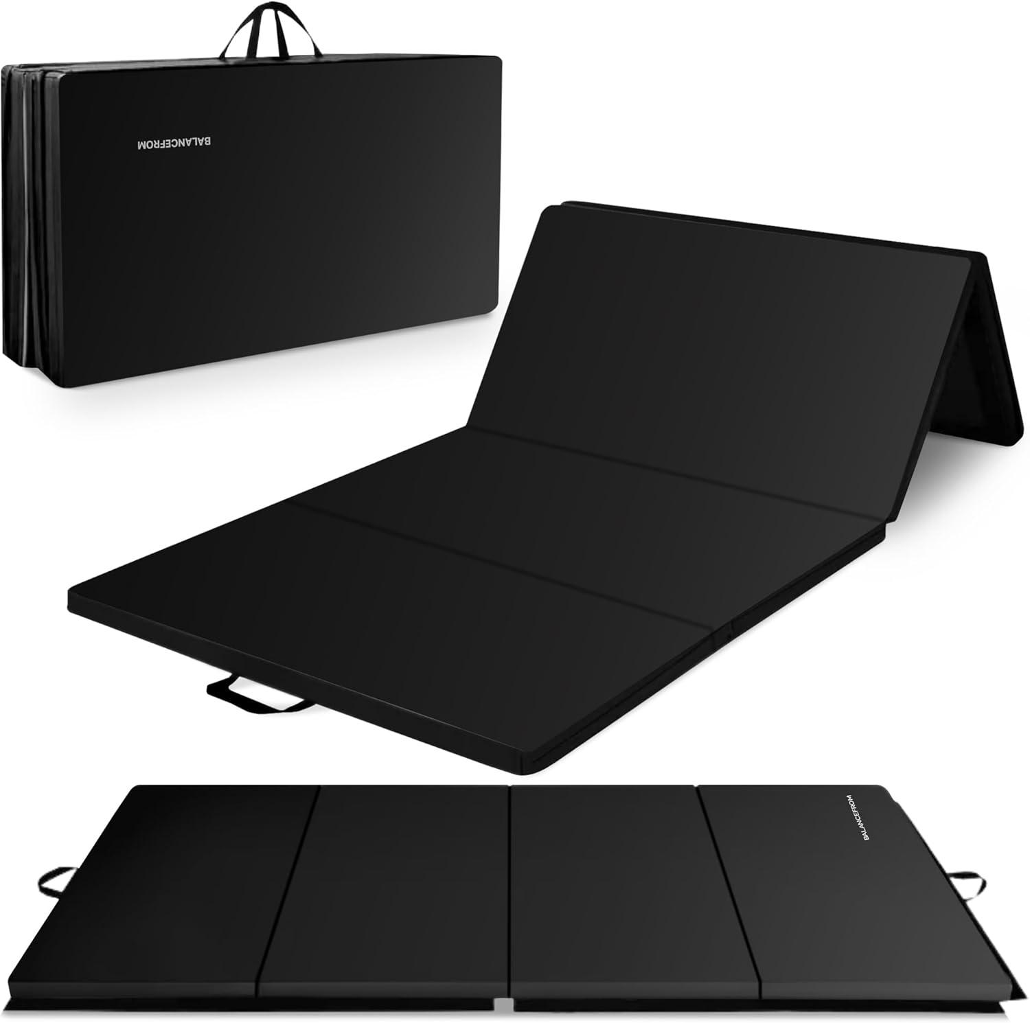 BalanceFrom Fitness BalanceFrom Fitness All Purpose Folding Gymnastics Gym Exercise Mat for Yoga, Aerobics, Pilates, and Martial Arts