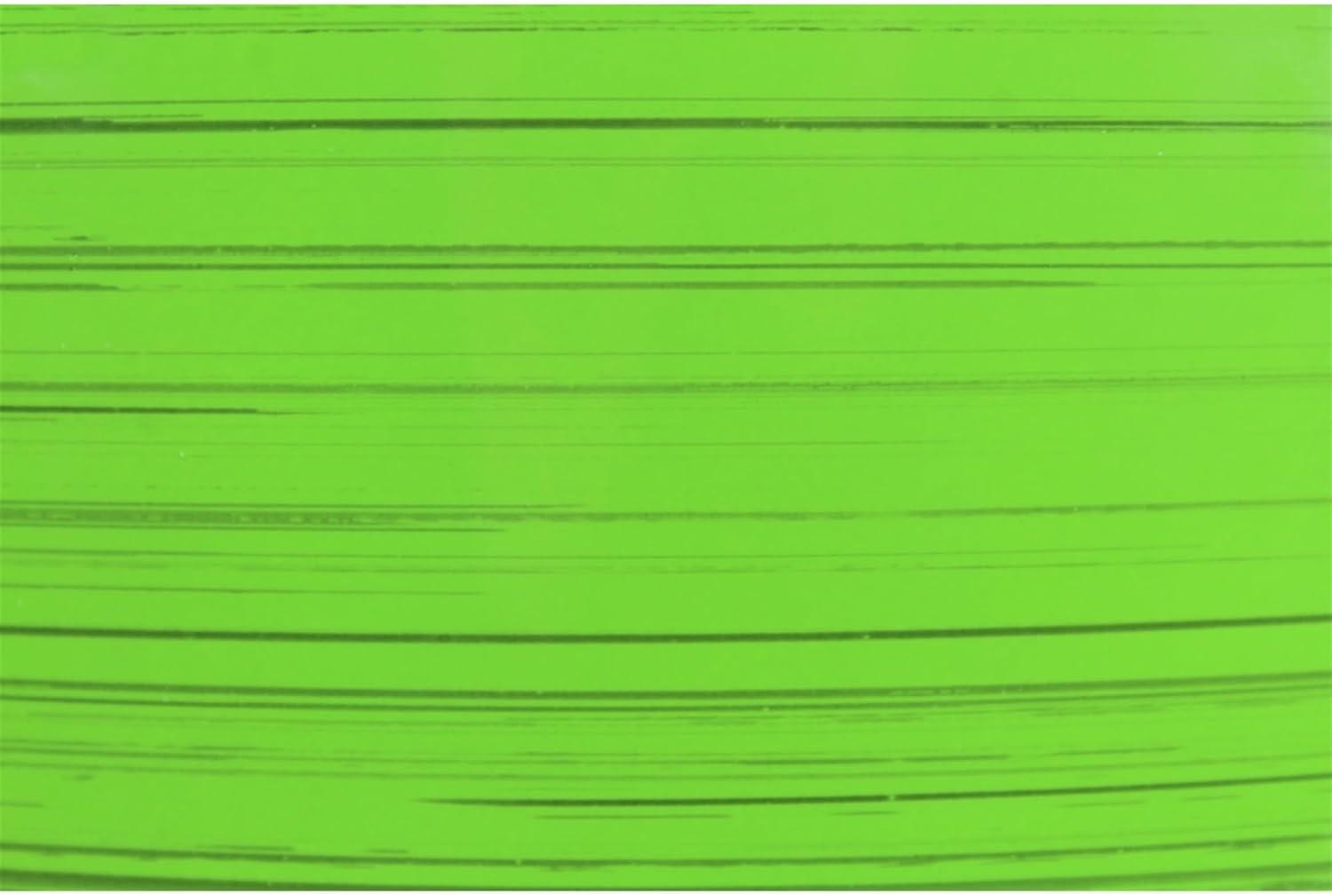 Garden Elements Indoor/Outdoor Glazed Brushed Happy Plastic Planter, Large, Bright Green, 15"